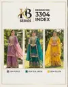 KB 3304 Chinon With Embroidery Work Punjabi Dress Material Wholesalers In Delhi